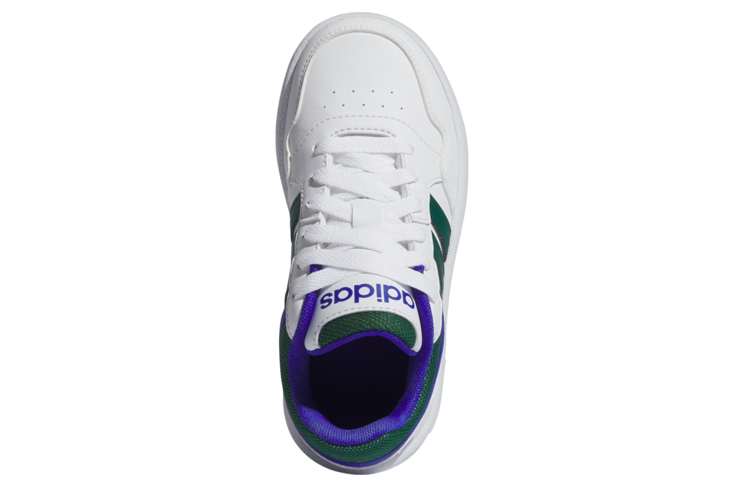 Adidas Hoops GS Cloud White / Collegiate Green / Lions Blue