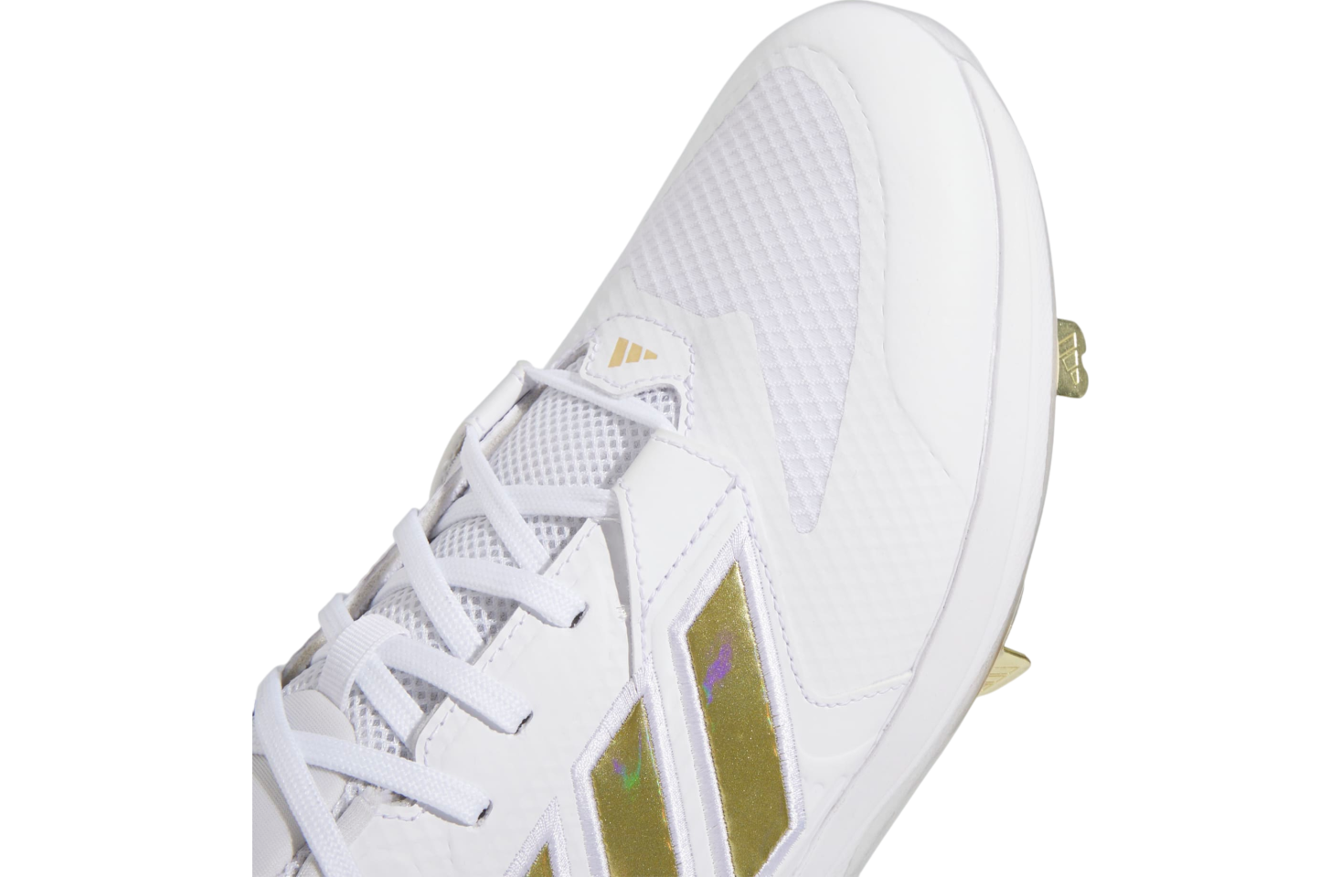 Adidas Icon 8 Cleats Cloud White / Gold Metallic