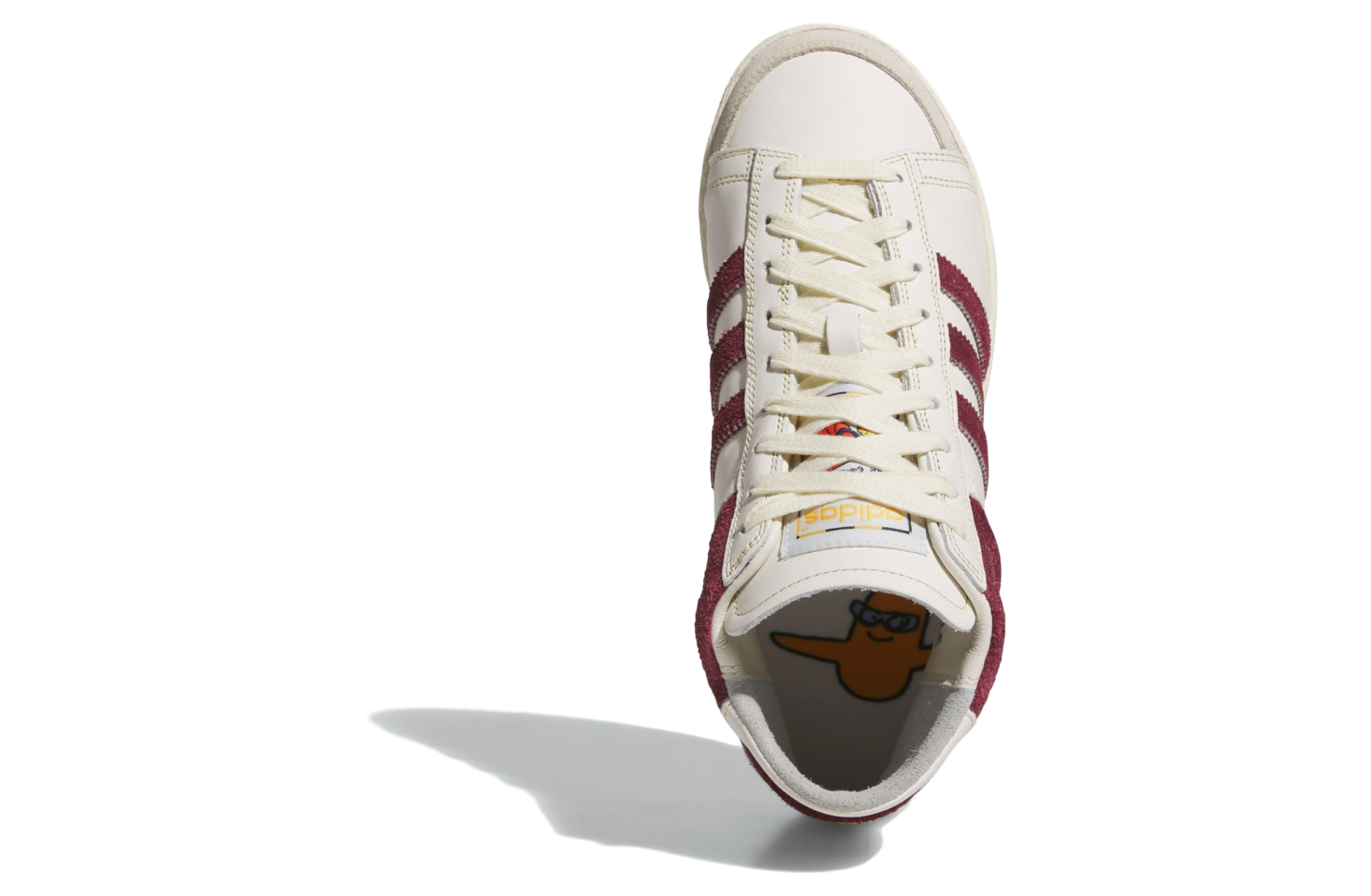 Adidas Jabbar HI X Mark Gonzales Chalk White / Shadow Red