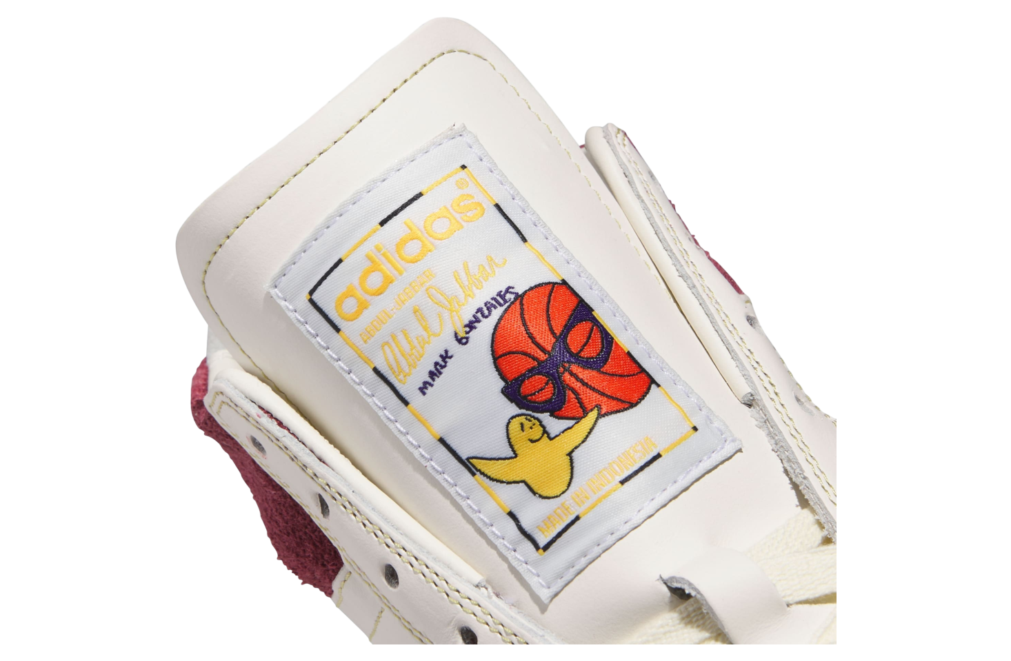 Adidas Jabbar HI X Mark Gonzales Chalk White / Shadow Red