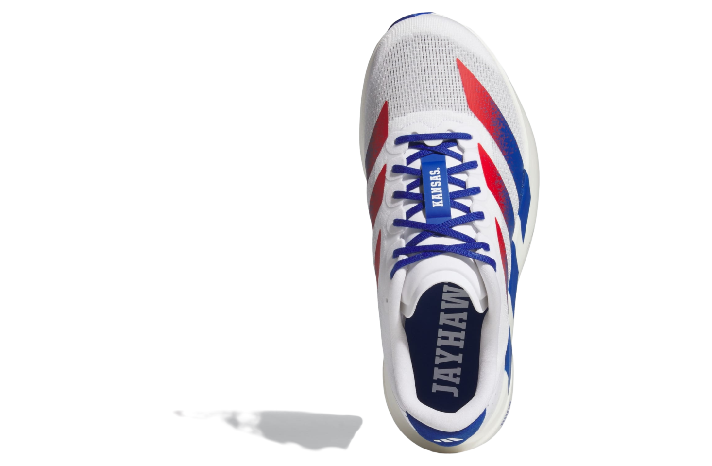 Adidas Kansas Jayhawks Adizero Evo SL Cloud White / Collegiate Royal