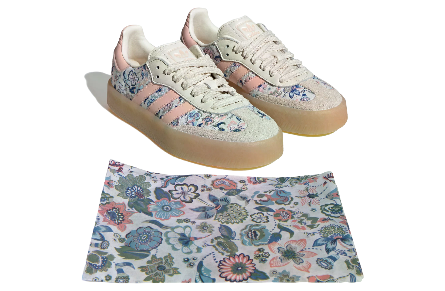 Adidas Liberty London Sambae GS Off White / Blush Pink