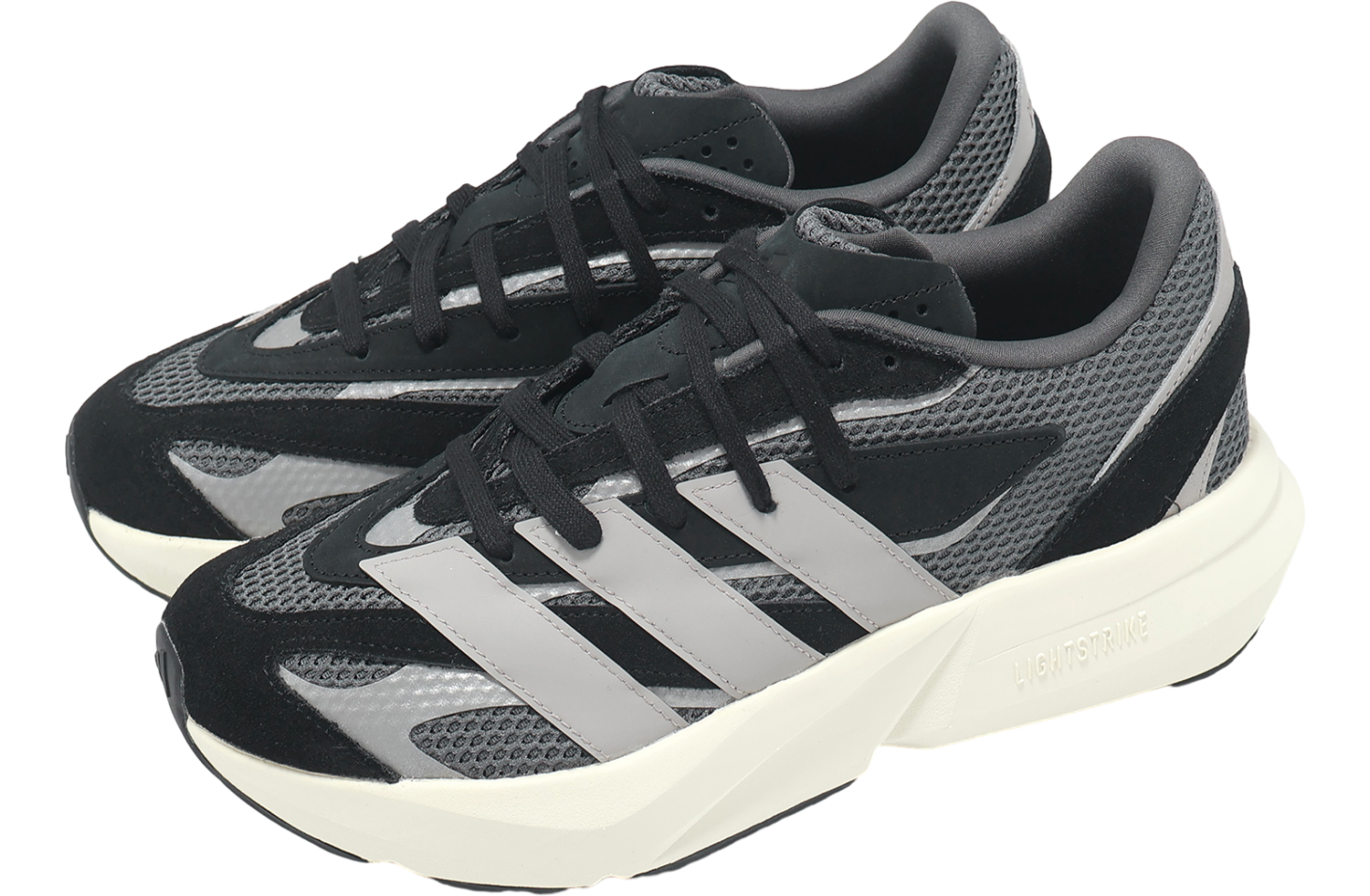 【Adidas コリア】 Lightblaze adidas Lightblaze White Beige Men Road Running Jogging Shoes