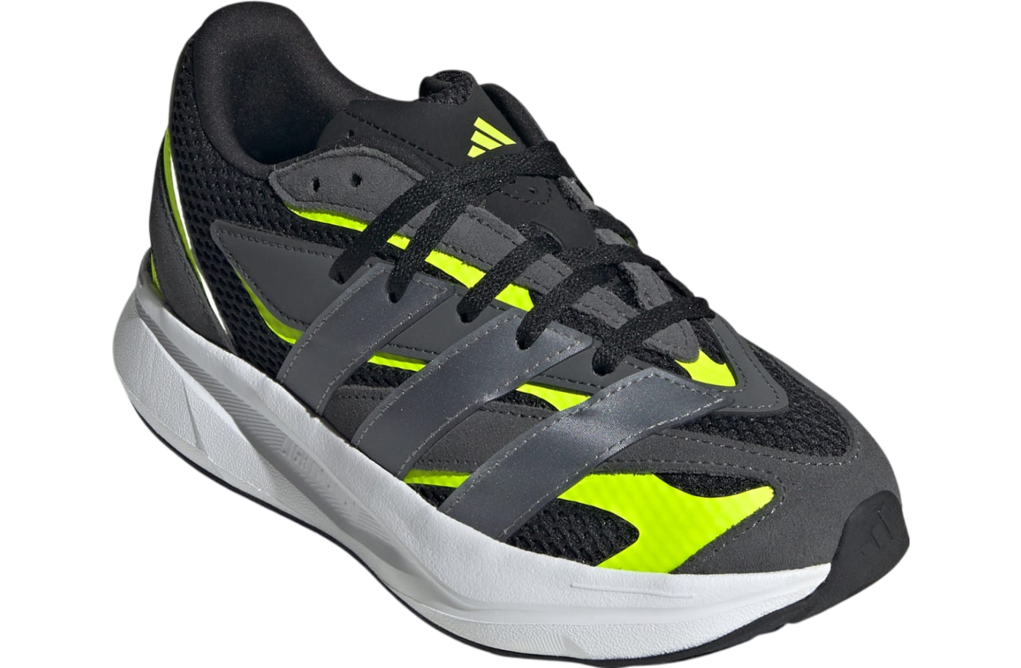 Adidas Lightblaze Gs Core Black / Iron Metallic / Lucid Lemon