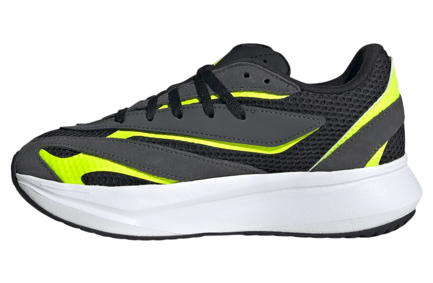 Adidas Lightblaze Gs Core Black / Iron Metallic / Lucid Lemon