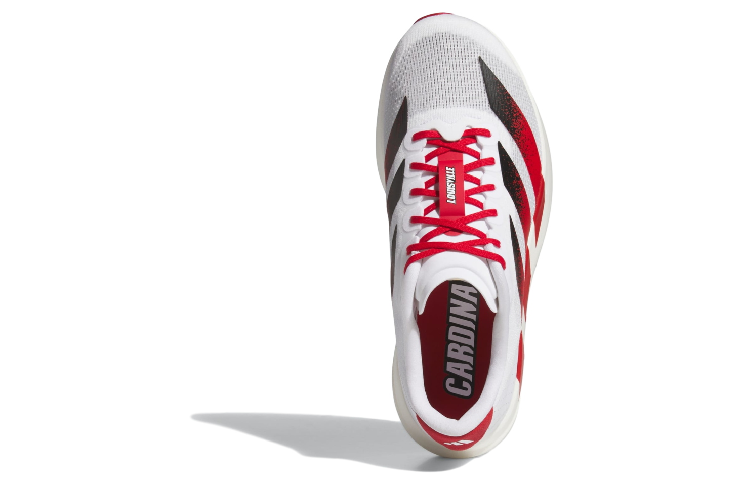 Adidas Louisville Cardinals Adizero Evo SL Cloud White