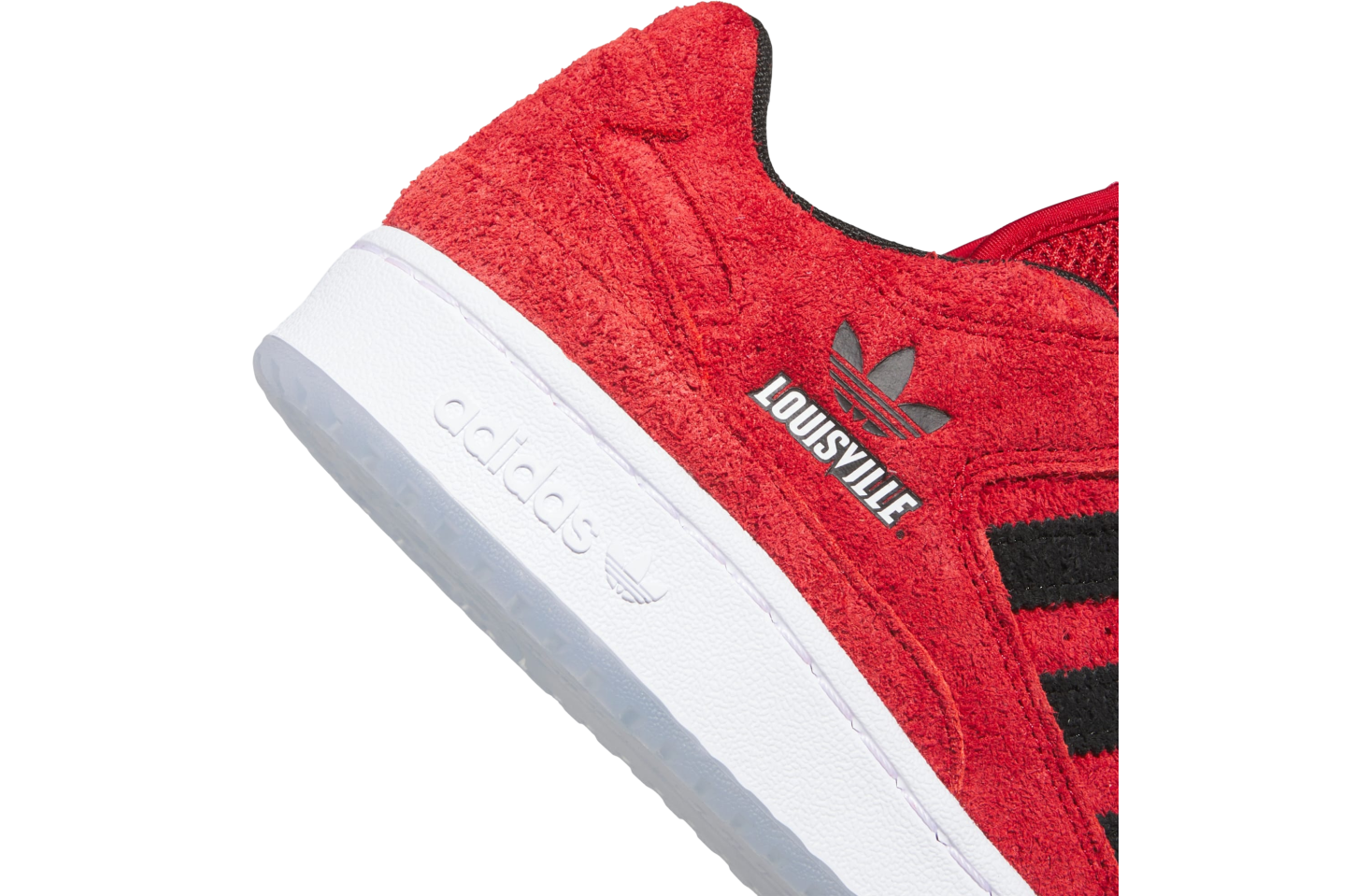 Adidas Louisville Cardinals Forum Low CL Core Black / Cloud White