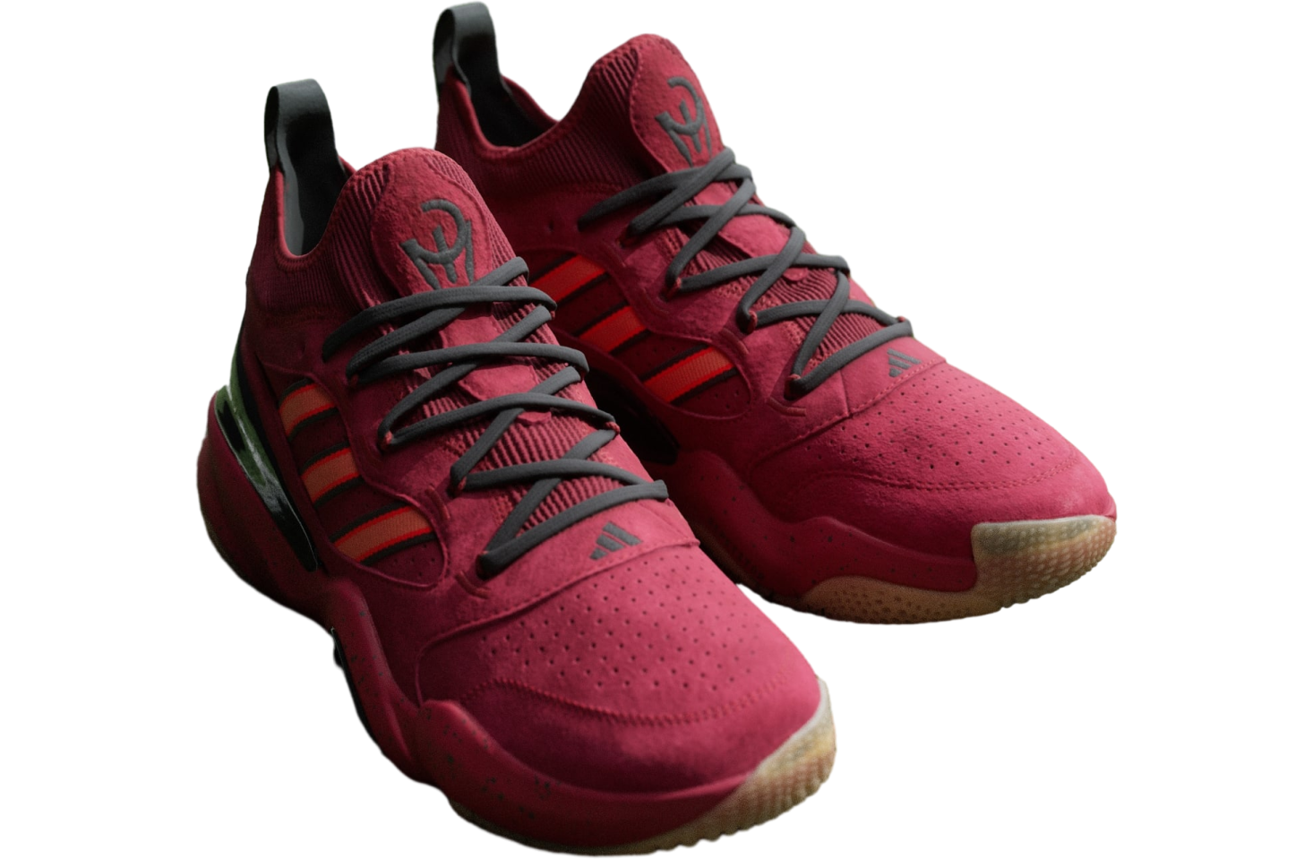 Adidas Mahomes 2 Impact Flx Tailgate Turf Burgundy / Core Black