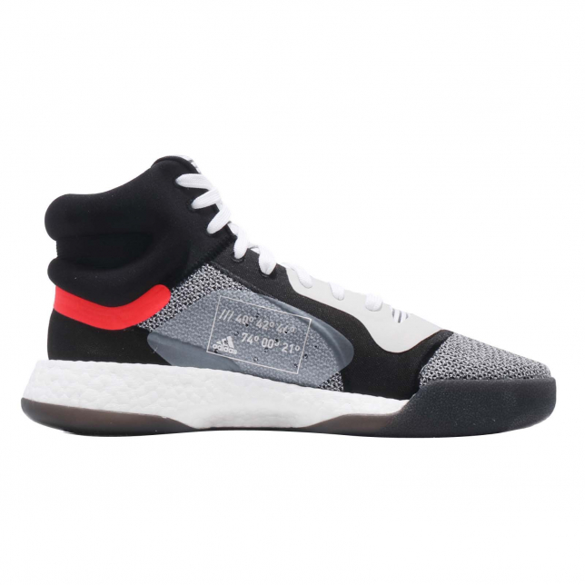 adidas Marquee Boost Cloud White Core Black Solar Red BB7822