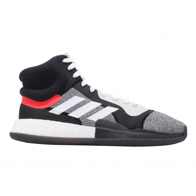 adidas Marquee Boost Cloud White Core Black Solar Red