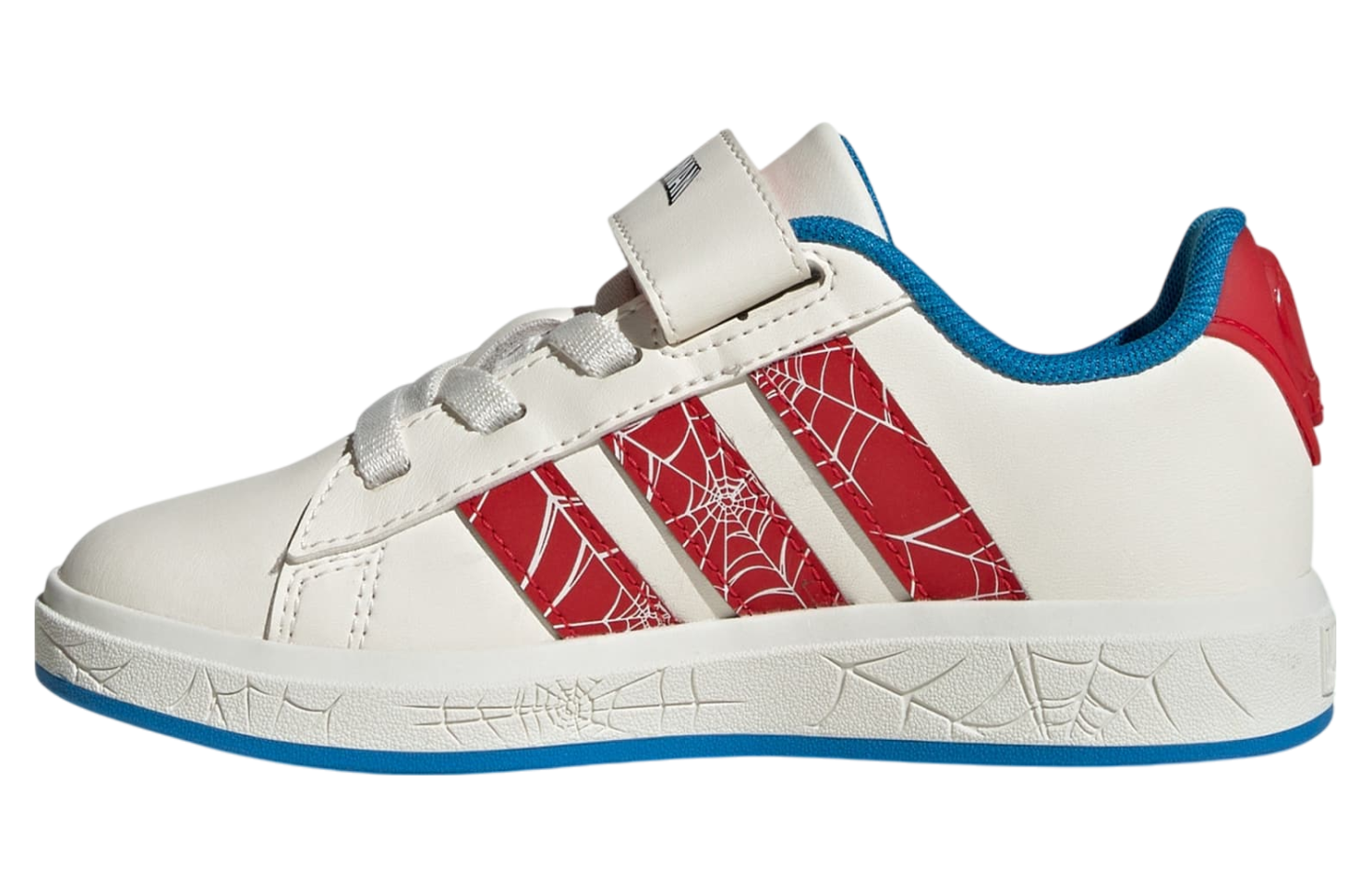 Adidas Marvel Spider-man Grand Court Gs Cloud White / Pure Ruby