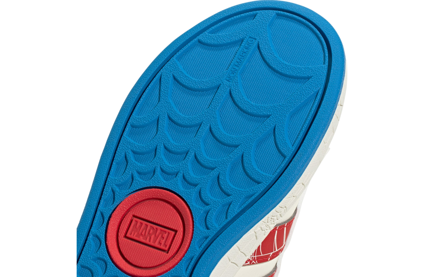 Adidas Marvel Spider-man Grand Court Gs Cloud White / Pure Ruby