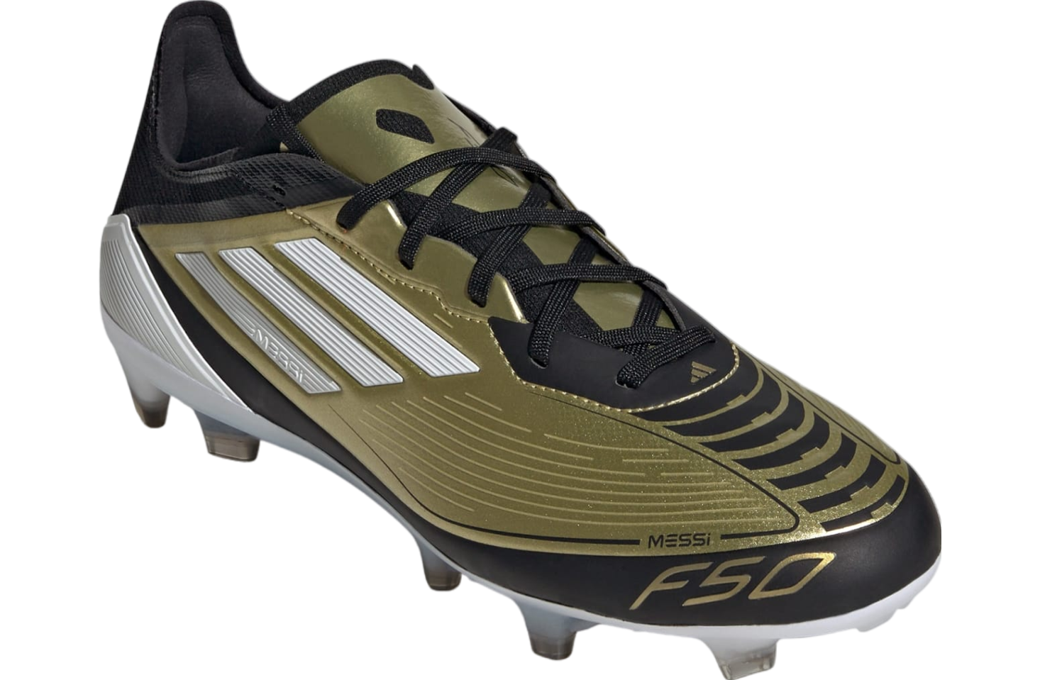 Adidas Messi F50 Pro FG Gold Metallic / Cloud White