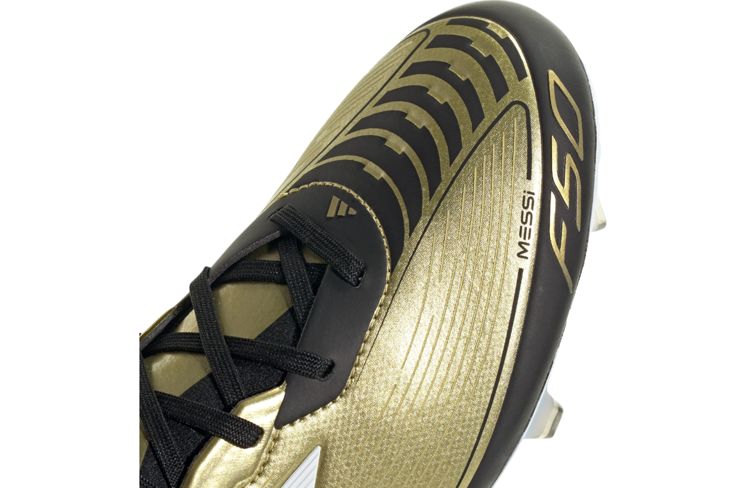 Adidas Messi F50 Pro FG Gold Metallic / Cloud White