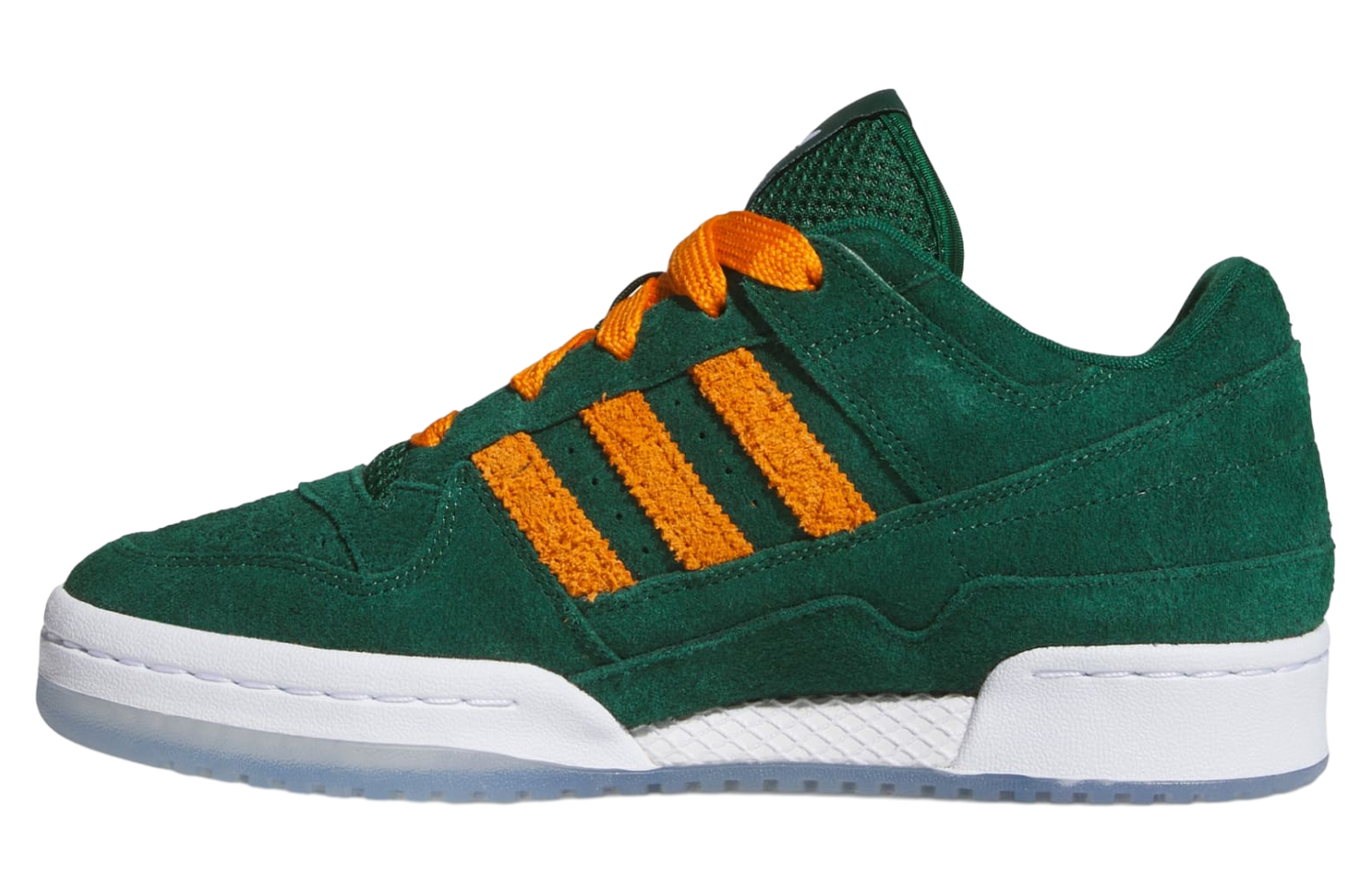 Adidas Miami Hurricanes Forum Low Cl Dark Green / Cloud White