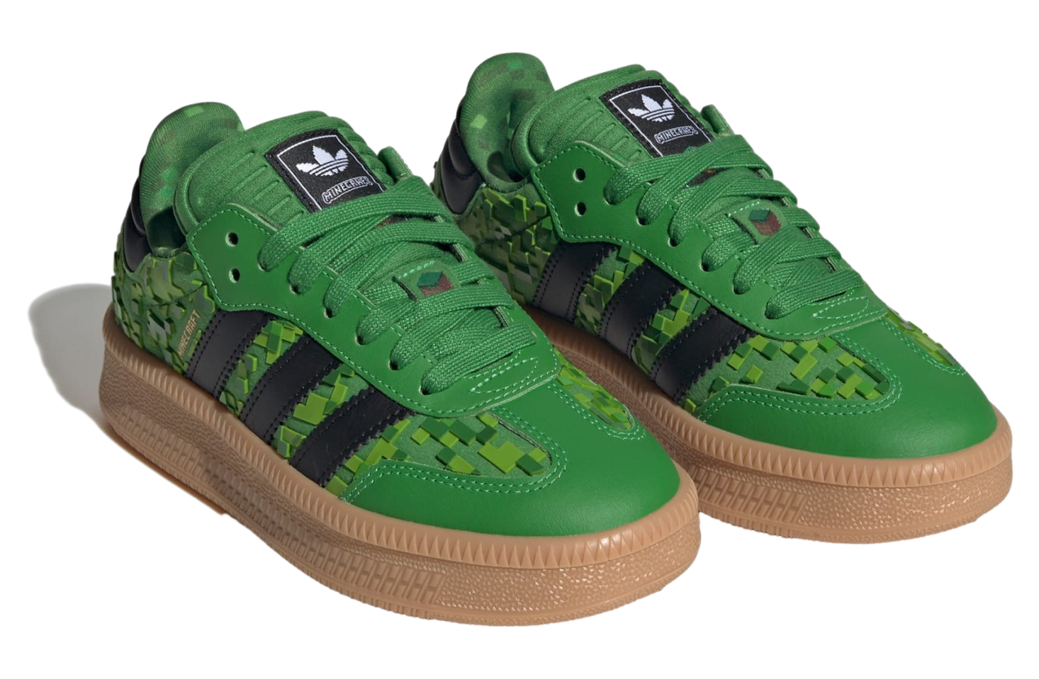 Adidas Minecraft Samba Xlg GS Green / Core Black