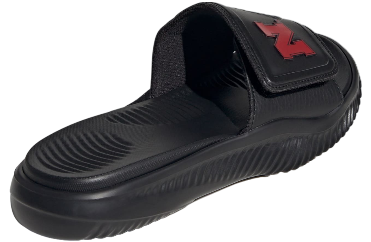 Adidas Nebraska Alphabounce Slide 2.0 WMNS Core Black / Team Power Red 2