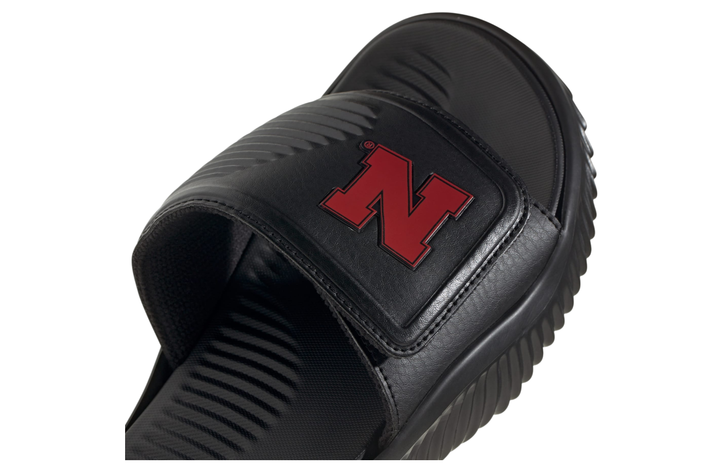 Adidas Nebraska Alphabounce Slide 2.0 WMNS Core Black / Team Power Red 2