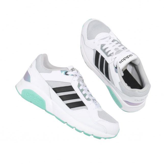 adidas Neo Advantage White Black Green