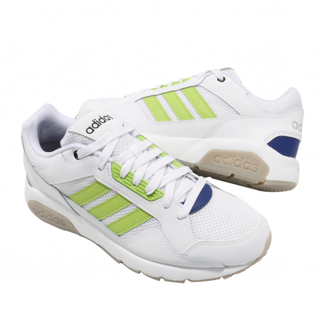 adidas Neo Advantage White Green Grey FZ1299 - KicksOnFire.com