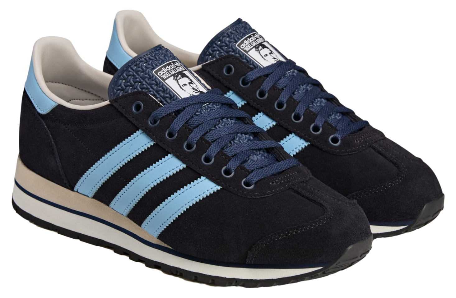 adidas SPZL ネイビー スエードシューズ Adidas NG Marathon Spzl Night Navy / Clear Blue - Aug 2025