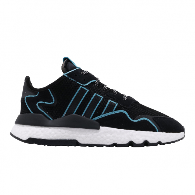 adidas Nite Jogger Core Black Bright Cyan