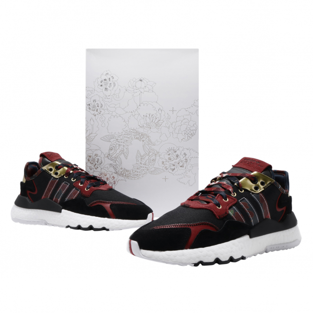 adidas Nite Jogger Core Black Gold Metallic