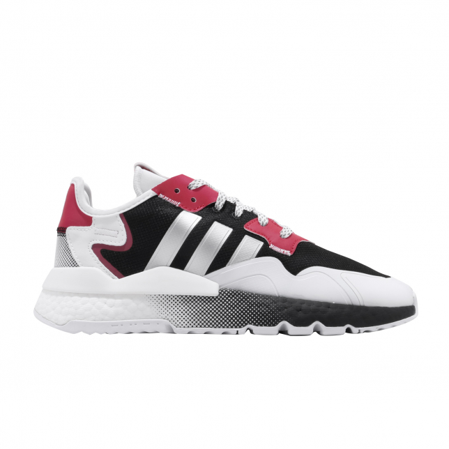 adidas Nite Jogger Core Black Silver Footwear White