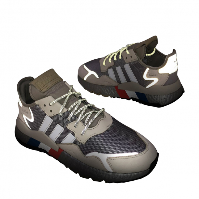 adidas Nite Jogger Silver Metallic Footwear White