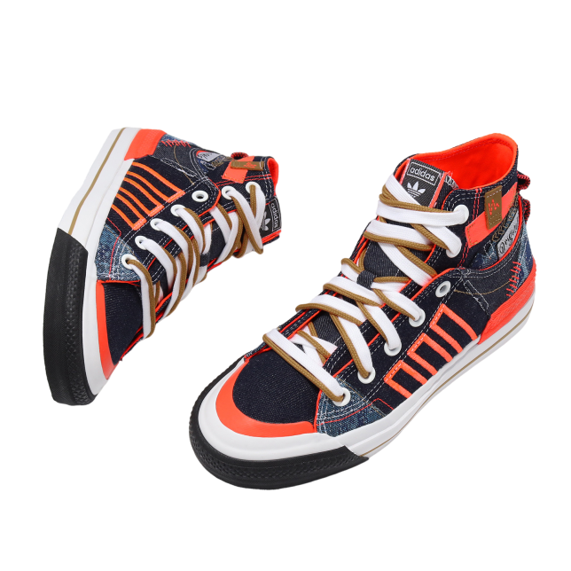 Adidas Nizza HI DL Blue / Orange