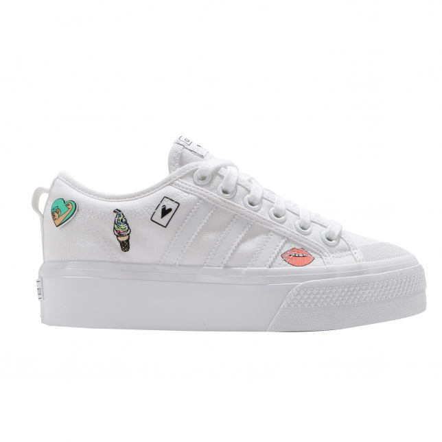 adidas Nizza Platform GS Footwear White