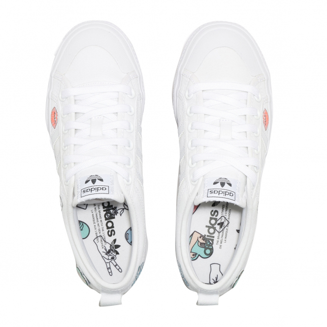 adidas Nizza Platform GS Footwear White