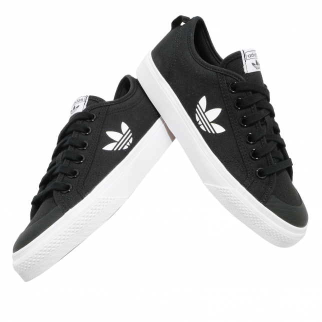 adidas Nizza Trefoil Core Black Footwear White FW5185