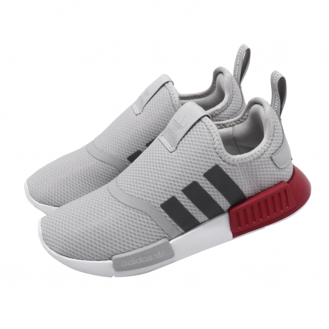 adidas NMD 360 GS Grey Two Scarlet - Apr 2020 - EF6621