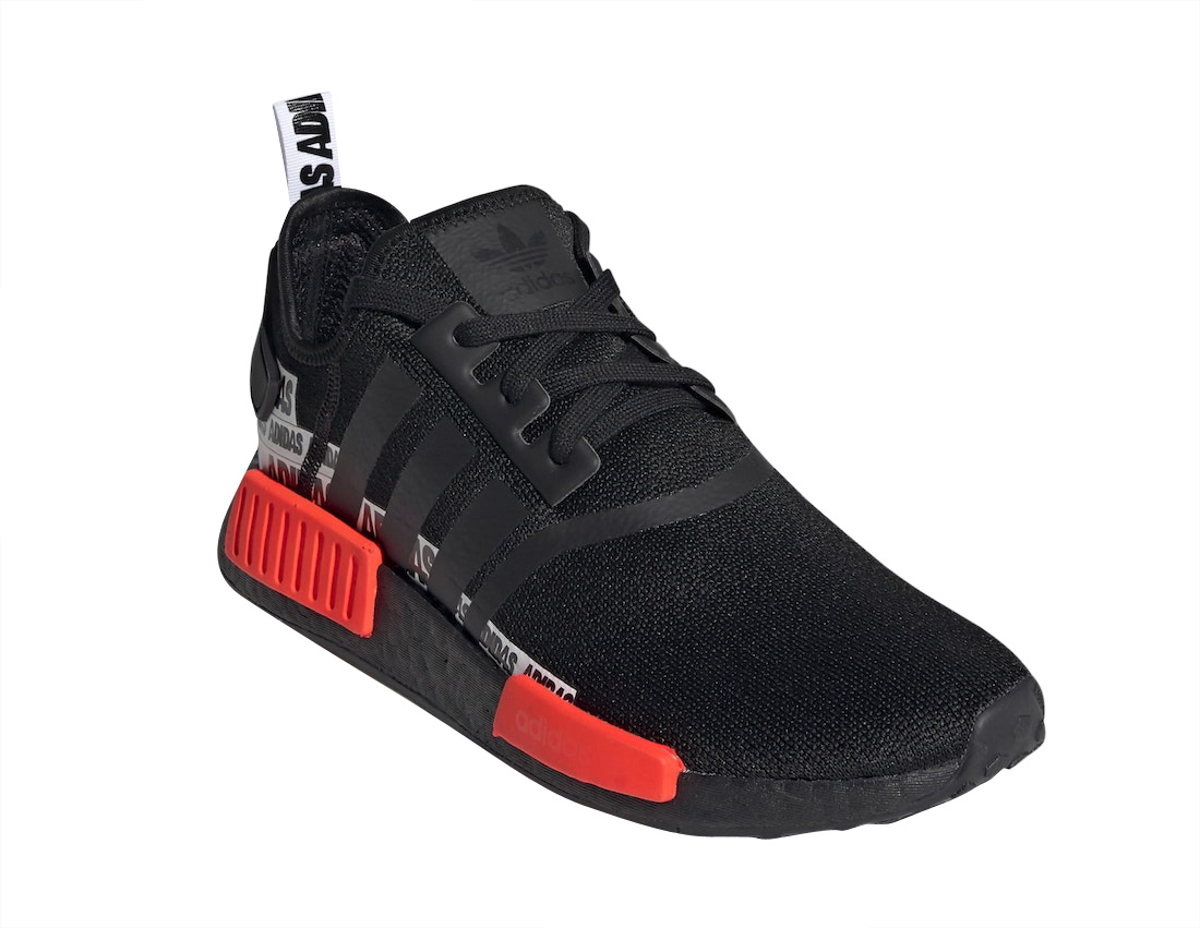 adidas NMD R1 Banner Core Black Solar Red FX6794