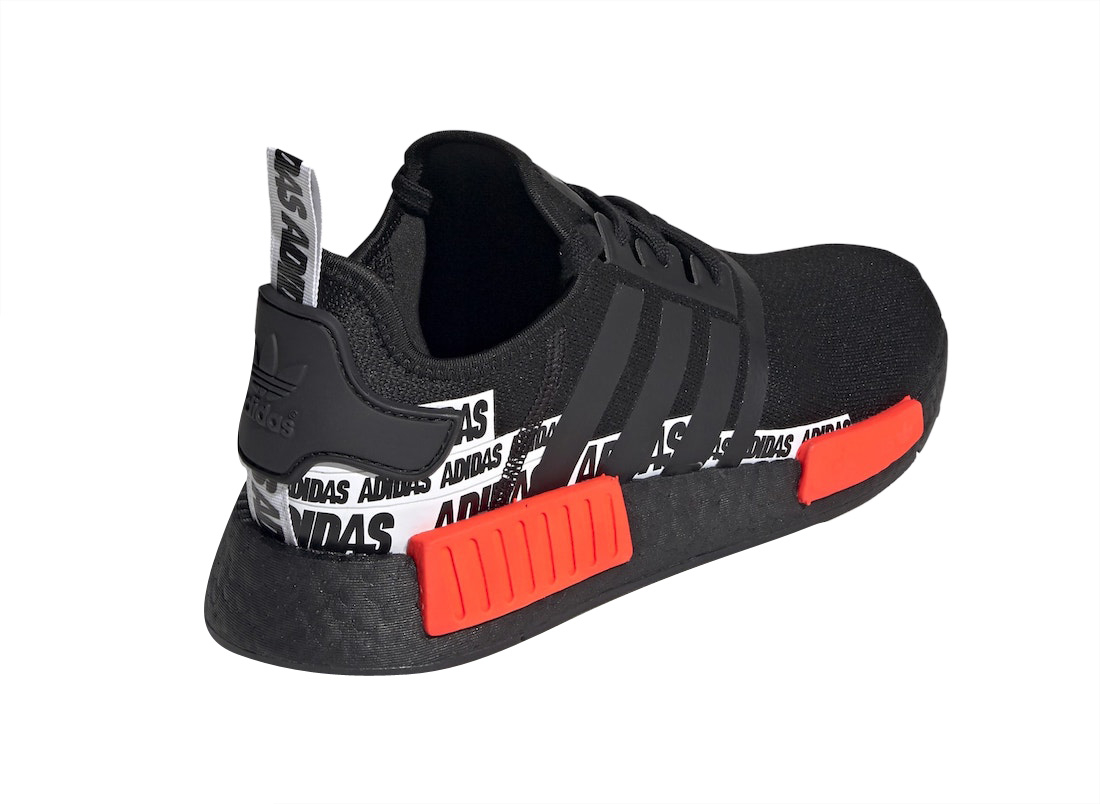 adidas NMD R1 Banner Core Black Solar Red FX6794