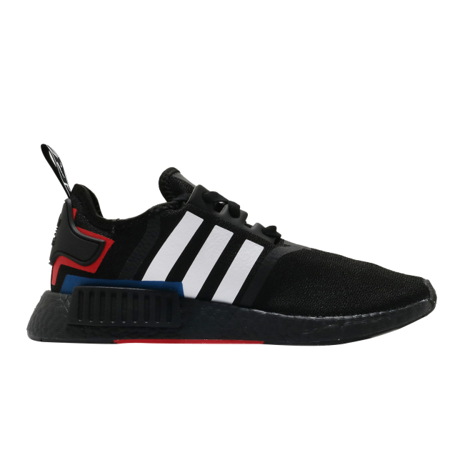 adidas NMD R1 Core Black Cloud White Lush Blue