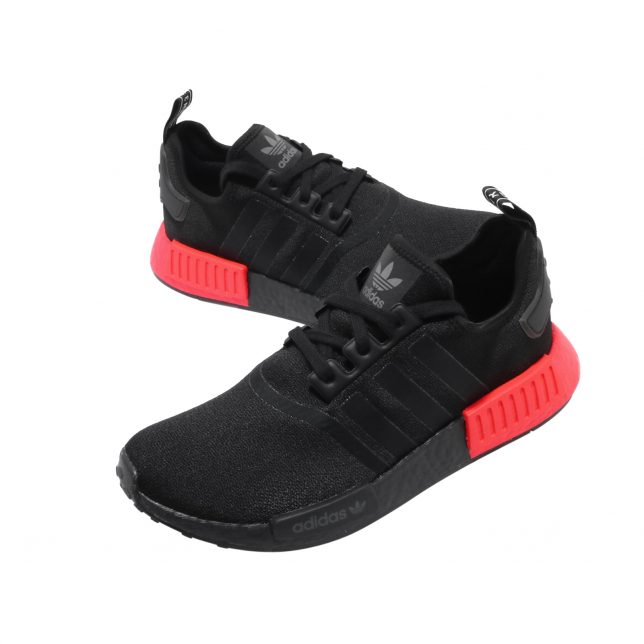 adidas NMD R1 Core Black Core Black Solar Red - Aug 2019 - EE5107