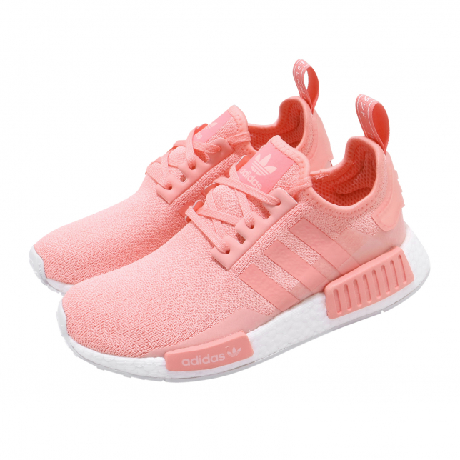 adidas nmd pink white