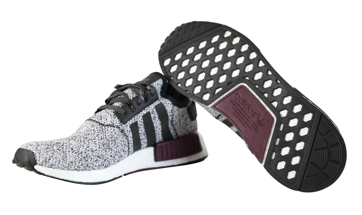 adidas NMD R1 GS White Burgundy Champs Exclusive - Aug 2017 - BA7841