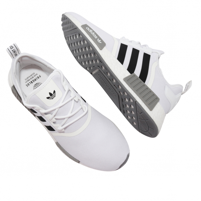 Adidas NMD R1 Casual Shoes White / Black / Grey Sz 9 GZ9261