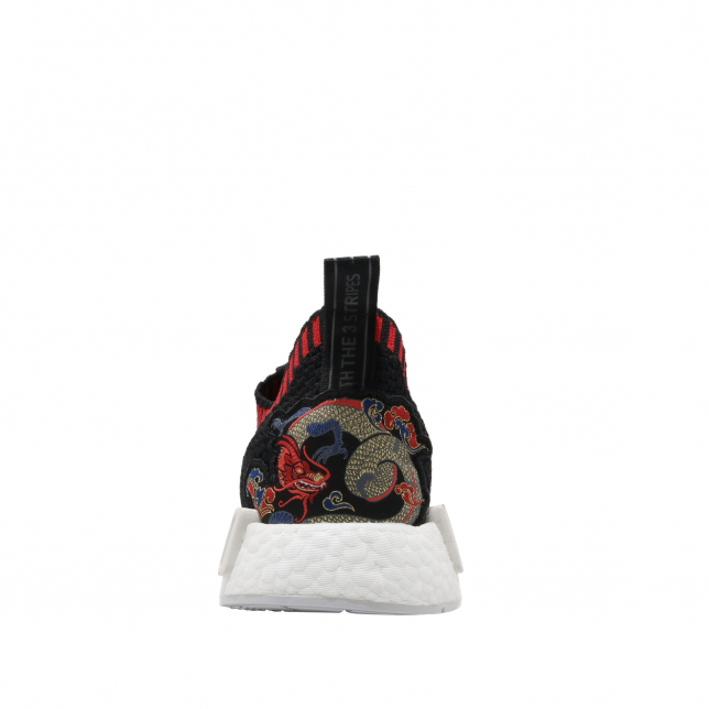 adidas NMD R1 Primeknit Core Black Red