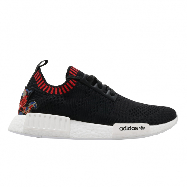 adidas NMD R1 Primeknit Core Black Red