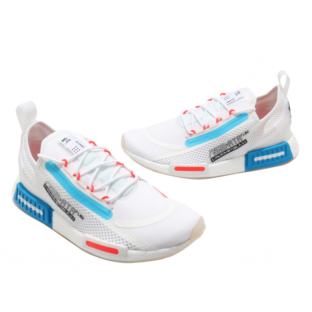 adidas NMD R1 Spectoo White Red Blue FZ3629