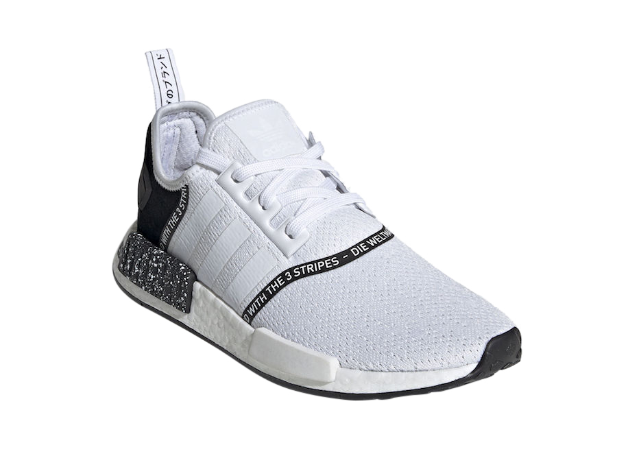 nmd white and black