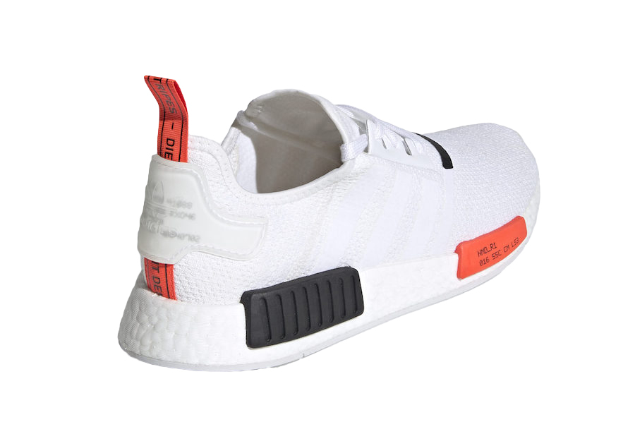 nmd white solar red
