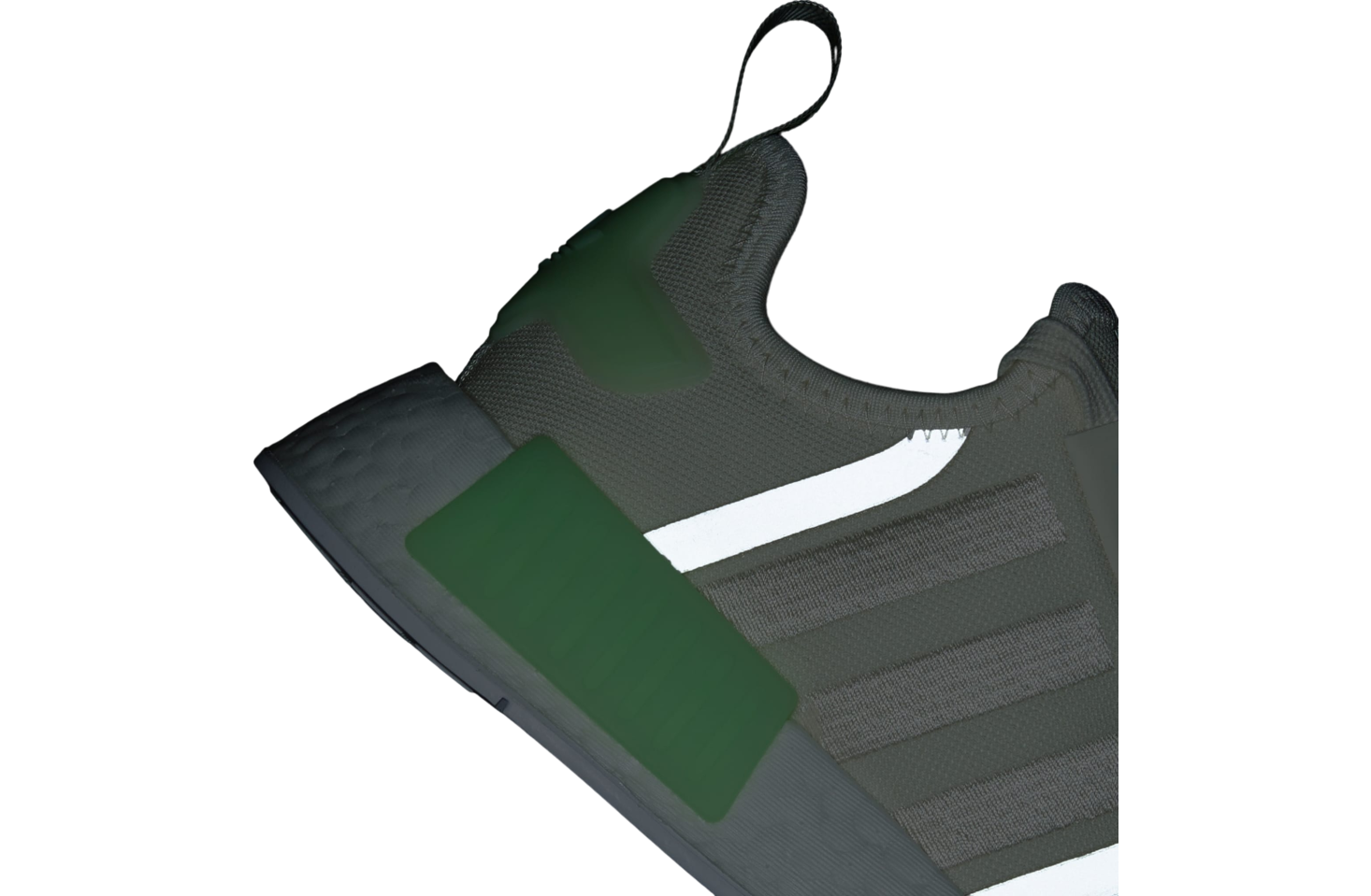 Adidas Nmd_r1 WMNS Cream White / Semi Green Spark