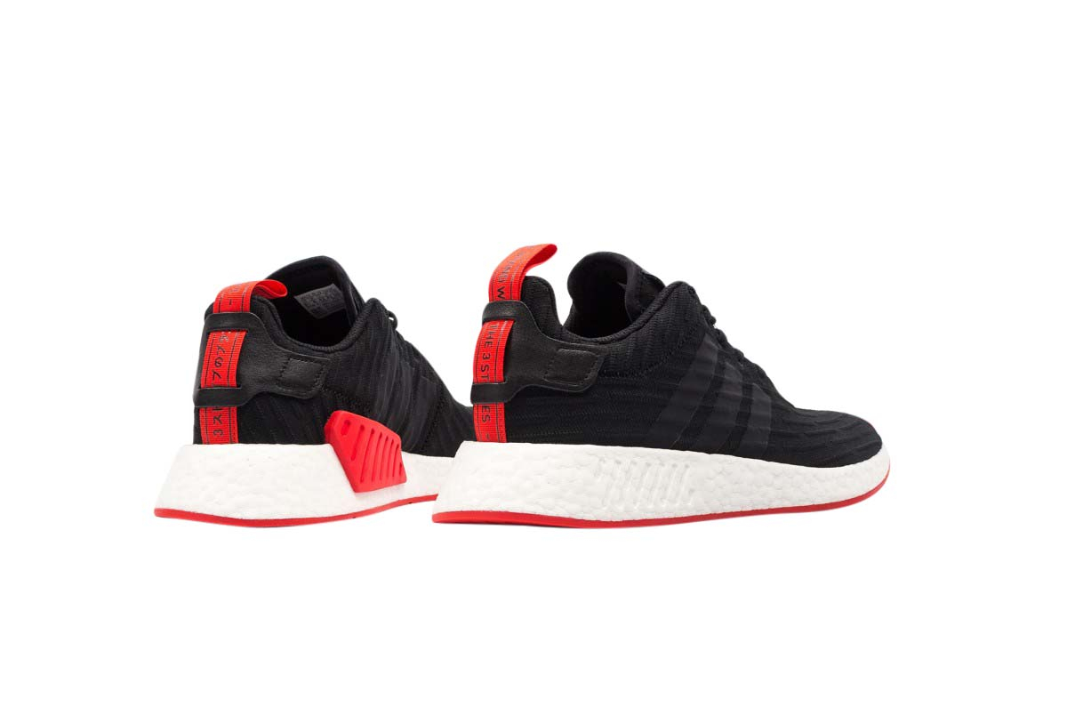 nmd core black red