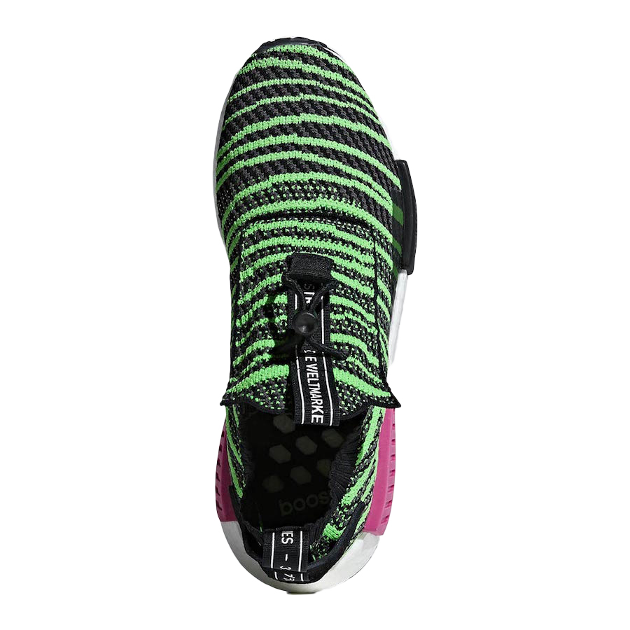 adidas NMD TS1 Primeknit Shock Lime - Sep 2018 - B37628