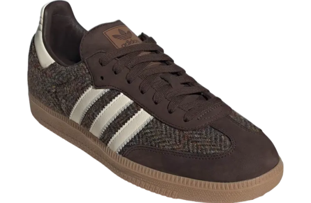 Adidas Originals Samba Tweed Pack Dark Brown Cream White Black